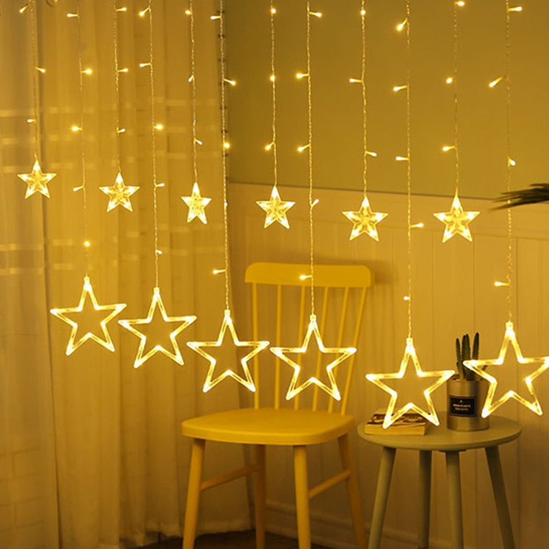 Christmas Decoration Star Lights | Star Shaped Christmas Lights