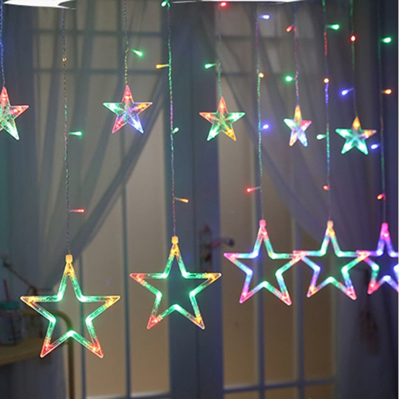 Christmas Decoration Star Lights | Star Shaped Christmas Lights