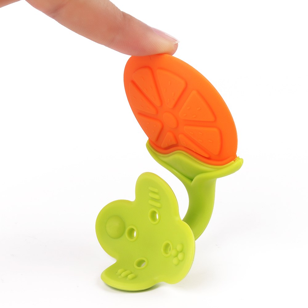 Colorful Silicone Fruit for Soothing Teething Babies | For Babies Gum Oral Hygiene