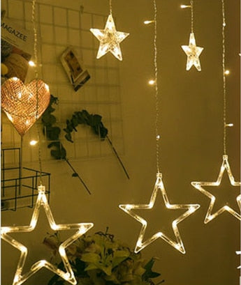 Christmas Decoration Star Lights | Star Shaped Christmas Lights