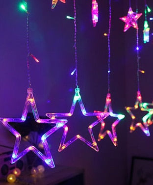 Christmas Decoration Star Lights | Star Shaped Christmas Lights