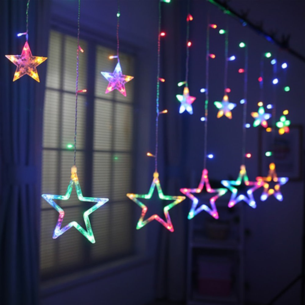 Christmas Decoration Star Lights | Star Shaped Christmas Lights