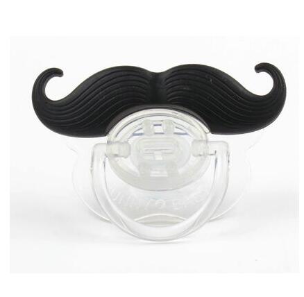 Funny Pacifier Photobooth Props Mustache Pacifiers, Soft Silicone Cute Kissable Lips and Teeth Pacifier for Baby