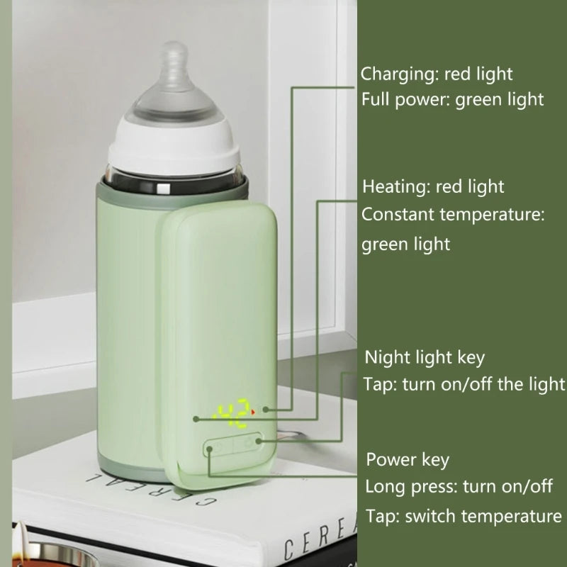 Babies Milk Bottle Warmer | USB Charging for Heating Baby's Water & Milk Bottle | Milk Warmer