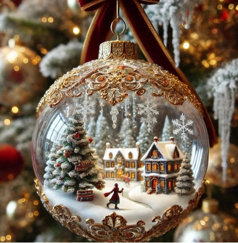 3D Fairy Tale Planet Christmas Ornament