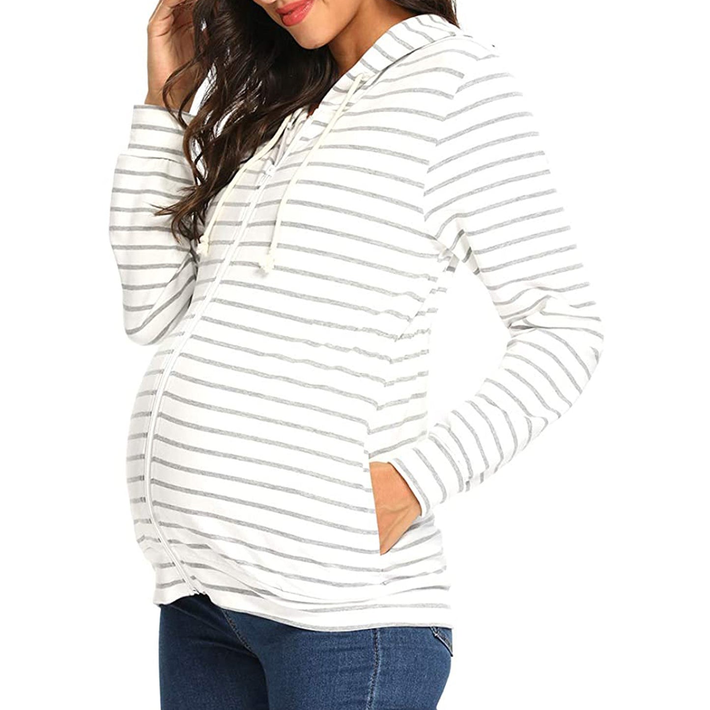 Striped Maternity Sweater
