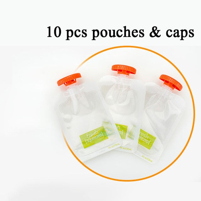 Baby's Squeeze Food Maker | Baby Food Organization Storage Containers | Baby Food & Fruit Puree Packing Machine