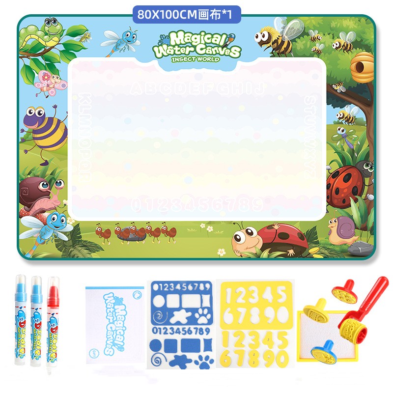 Vanishing Water Painting Canvas Mat For Children | Cognitive Play Activity Toy For Babies