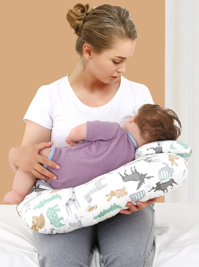 Multi functional baby feeding pillow for mothers | Breast feeding pillow