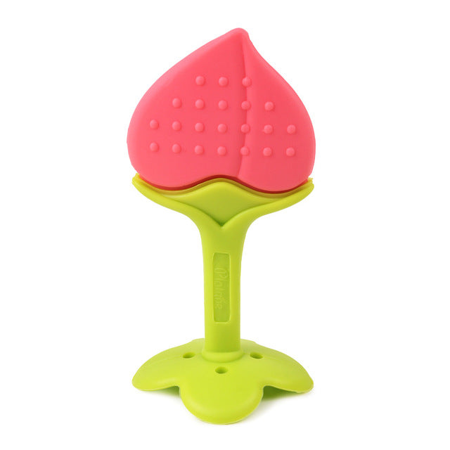 Colorful Silicone Fruit for Soothing Teething Babies |  For Babies Gum Oral Hygiene