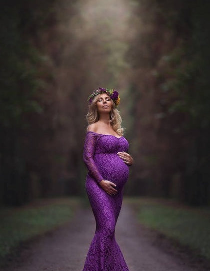 Long Sleeve Maternity Dress