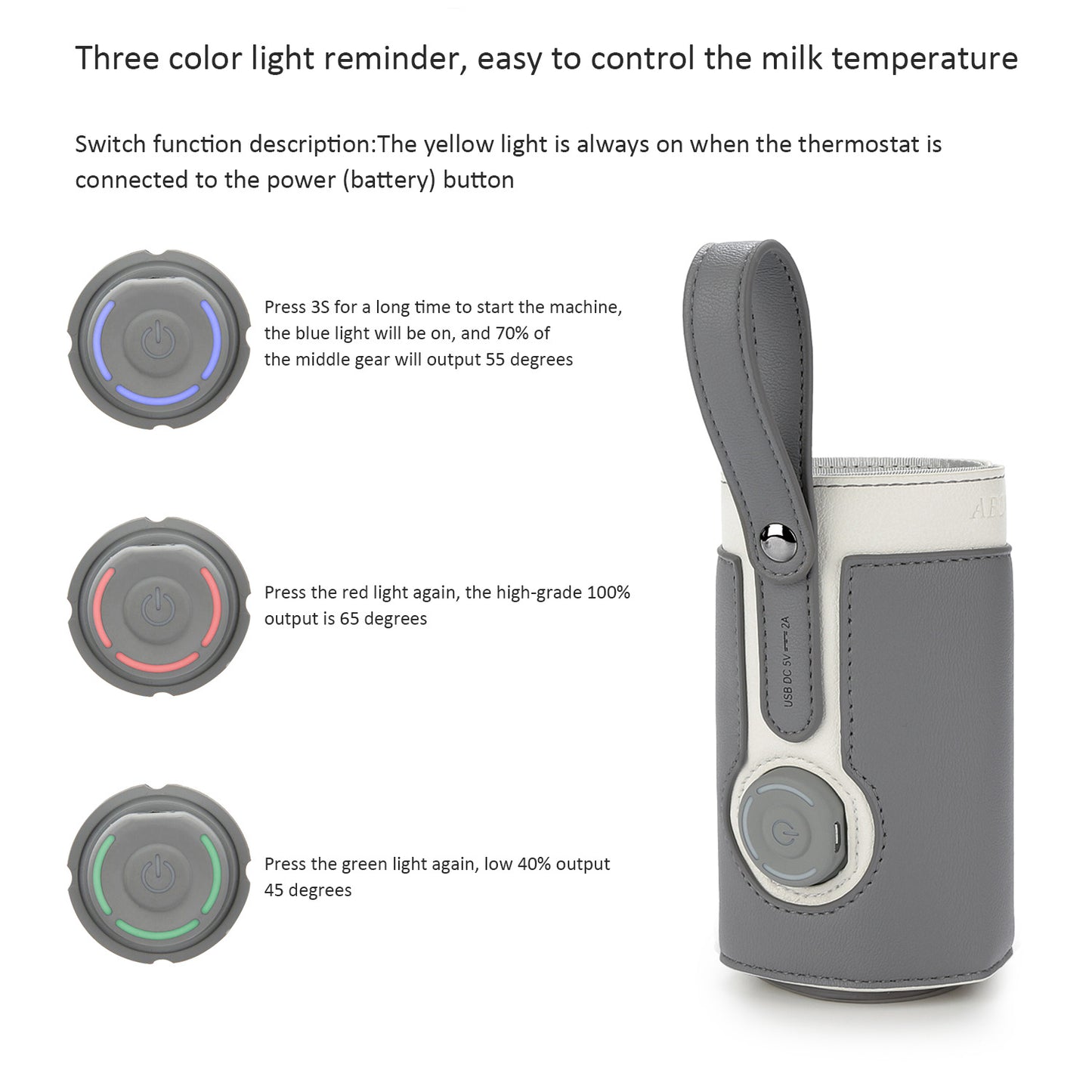 Portable Baby Feeding Bottle Warmer