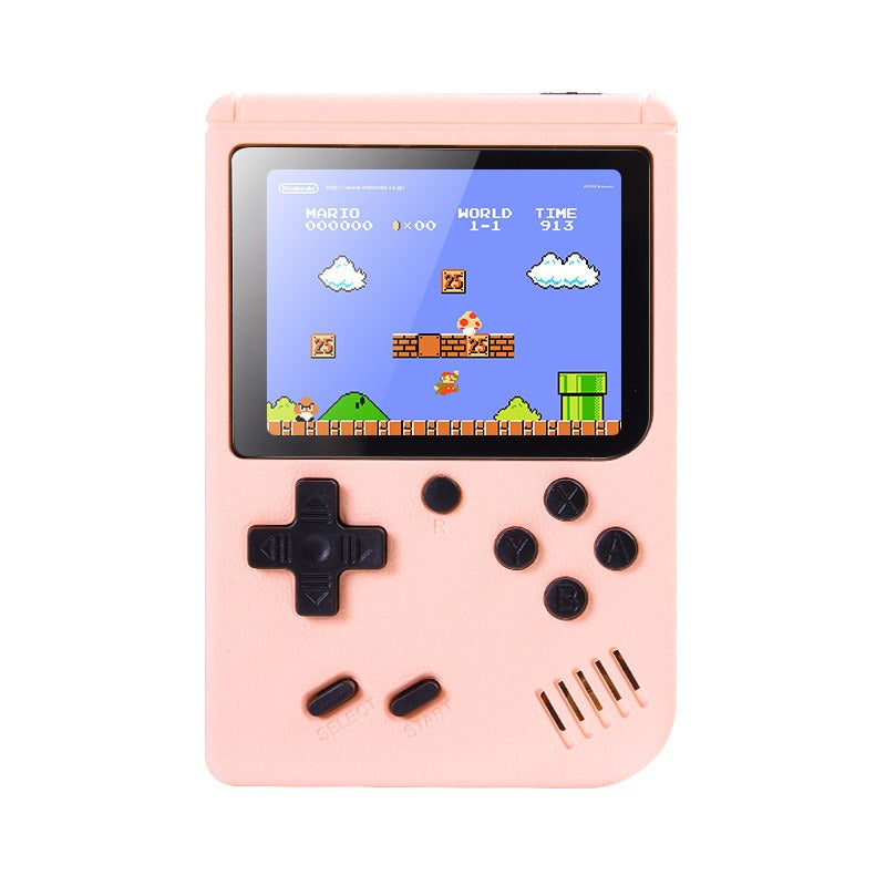 Macaron Handheld Video Game Console for Children | Up to 500 Nostalgic Games in one Classic Mini Console