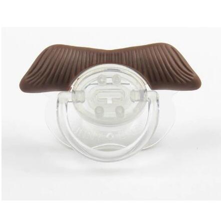 Funny Pacifier Photobooth Props Mustache Pacifiers, Soft Silicone Cute Kissable Lips and Teeth Pacifier for Baby