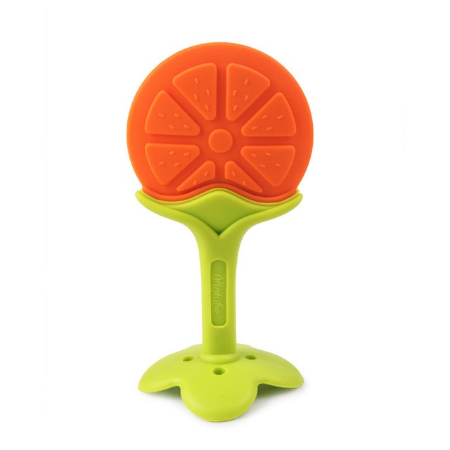 Colorful Silicone Fruit for Soothing Teething Babies |  For Babies Gum Oral Hygiene