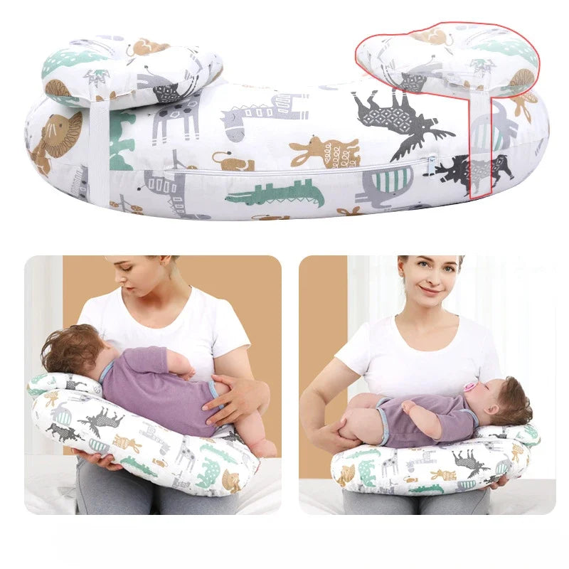 Multi functional baby feeding pillow for mothers | Breast feeding pillow