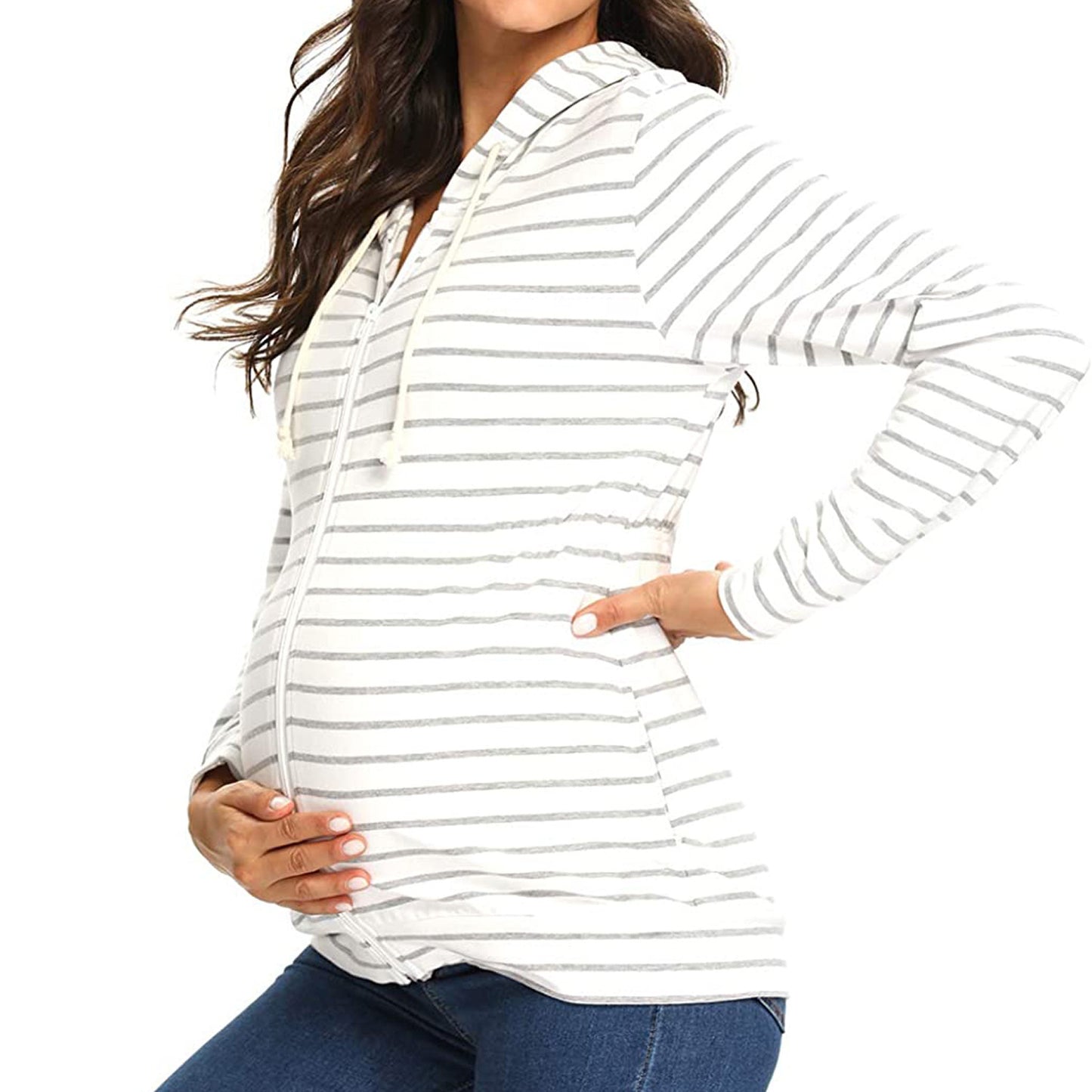 Striped Maternity Sweater